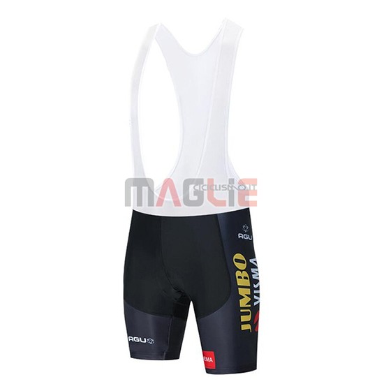 Maglia Jumbo Visma Manica Corta 2020 Giallo Nero